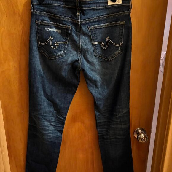 Ag-jeans Women's Navy and Blue Jeans - Picture 2 of 4